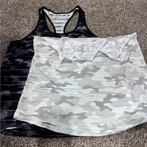 ZYIA Black Camo and White/Gray Camo Havana Tank Set